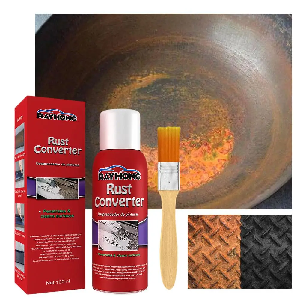 

100ml+brush Eliminates Rust In The Bottom Of The Kitchen, Cleaning Dedicated Rust And Efficient Removal Tool To Kitchen Of L9A5