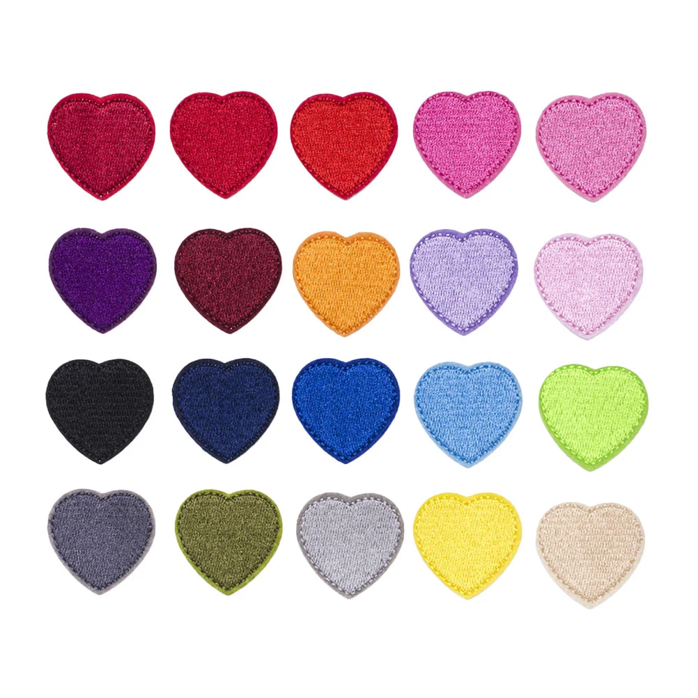 

1 Set of 23pcs Heart Shape Creative Garment Accessories Stickers
