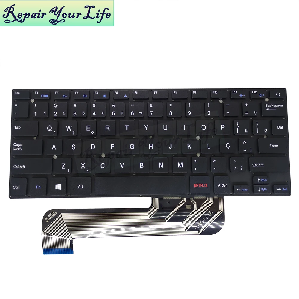 

New BR/Brazilian Brazil Keyboard For Positivo MULTILASER LEGACY PC130 PC131 Netflix Notebook Keyboards fit Portuguese XK-HS002