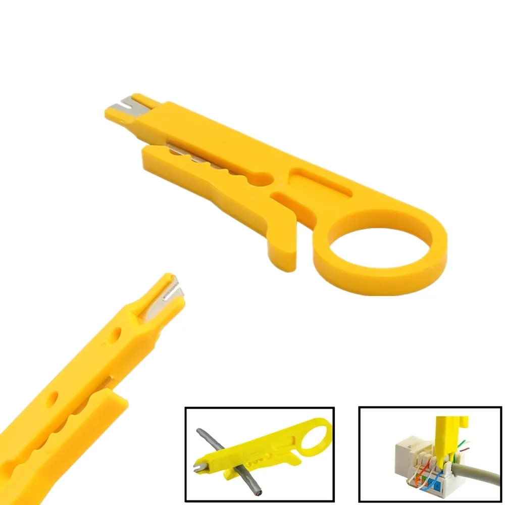 

Mini Portable Wire Stripper Knife Crimper Pliers Crimping Tool Cable Stripping Wire Cutter Multi Tools Cut Line Pocket Multitool