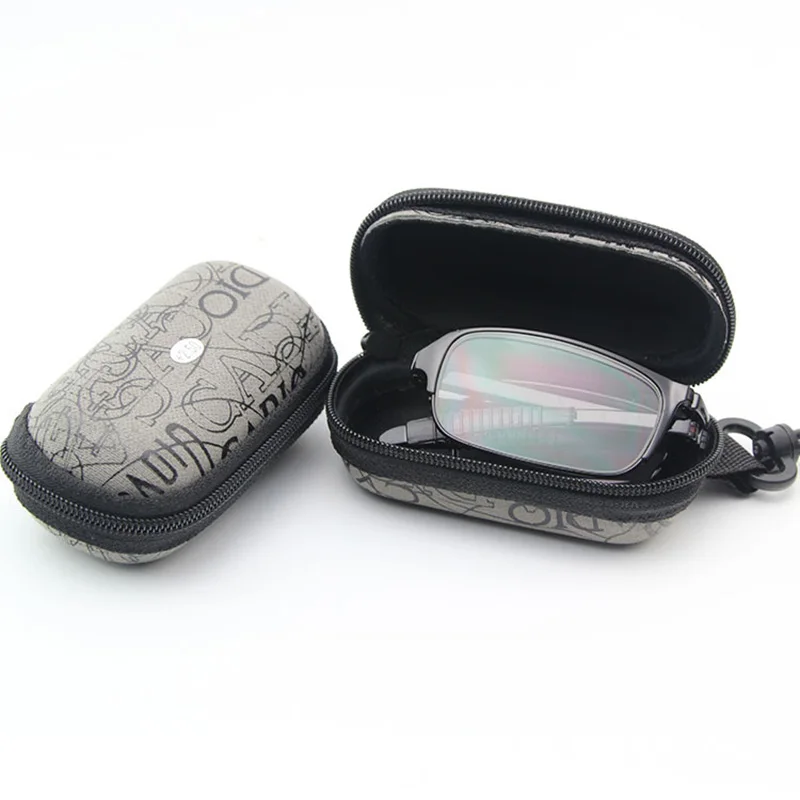 Дизайнерские очки для чтения мужчин и женщин складные маленькие в металлической