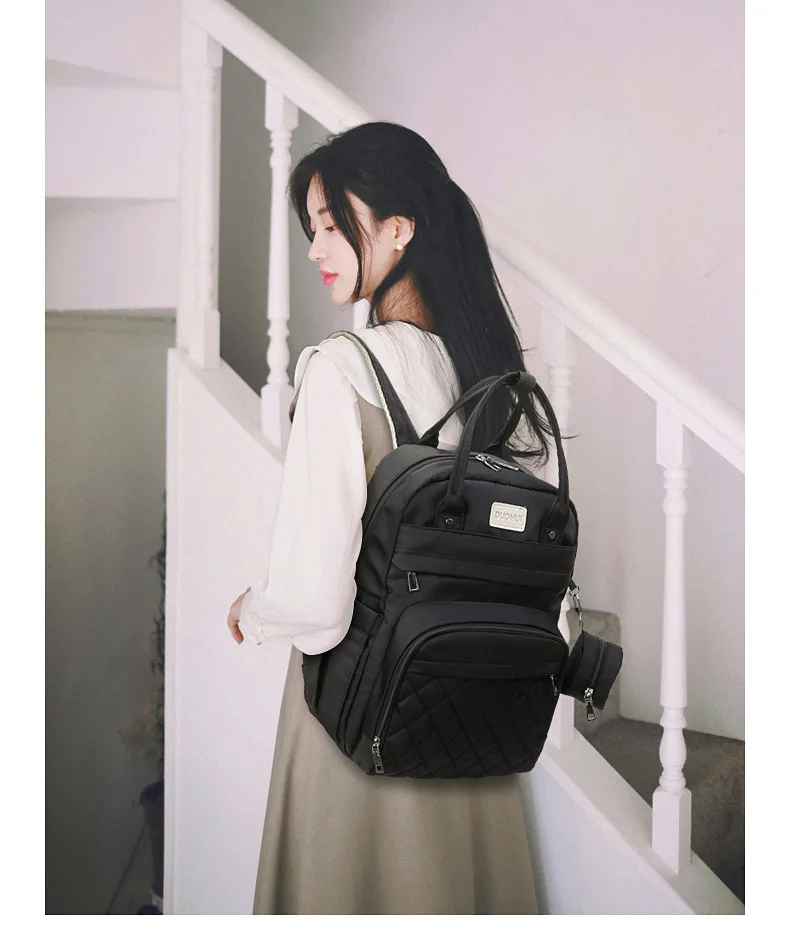 

Многофункциональный складной рюкзак для мам и младенцев, Вместительная дорожная сумка для подгузников, мешок для кормления