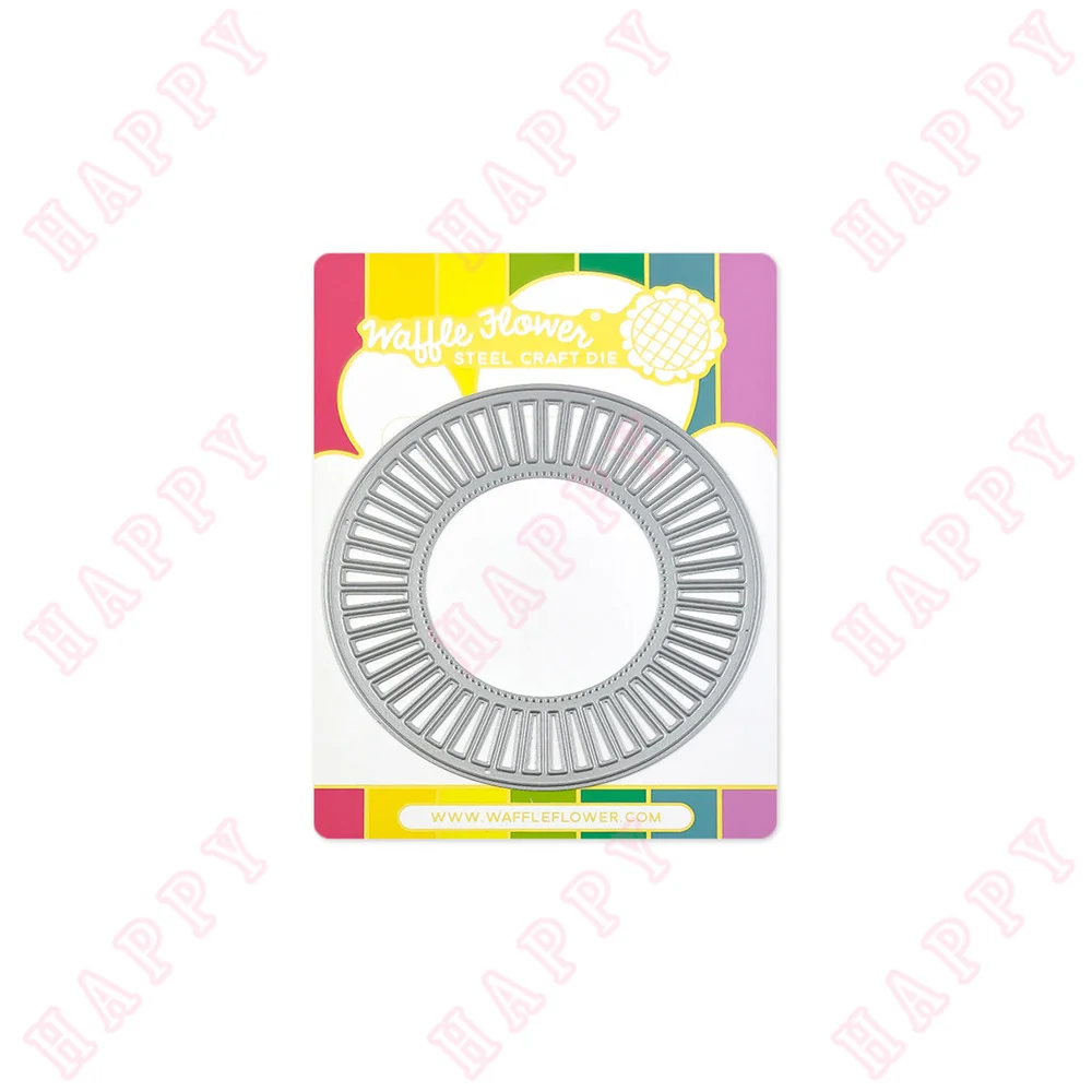 

2022 Christmas Radiating Circle Frame Metal Cutting Dies DIY Scrapbooking Envelope Decorative Embossing Craft Handcraft Templat