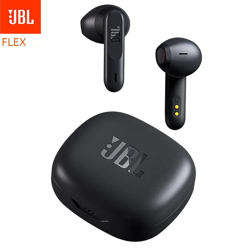 Фото JBL WAVE FLEX Беспроводные Bluetooth-наушники-вкладыши Поддержка управления через приложение Активное шумоподавление IP54 Водонепроницаемый Пыленепроницаемый №1