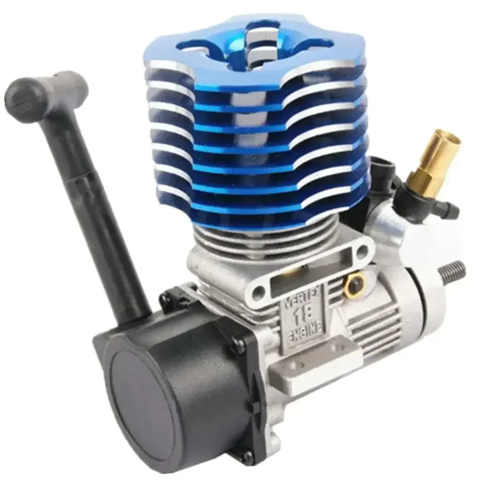 Фото Двигатель VX 18CXP Vertex 18, нитро, 2.74 куб. см, с ручным стартером, свеча зажигания 02060 для радиоуправляемых моделей автомобилей 1/10, 1/8, багги HSP Himoto №2