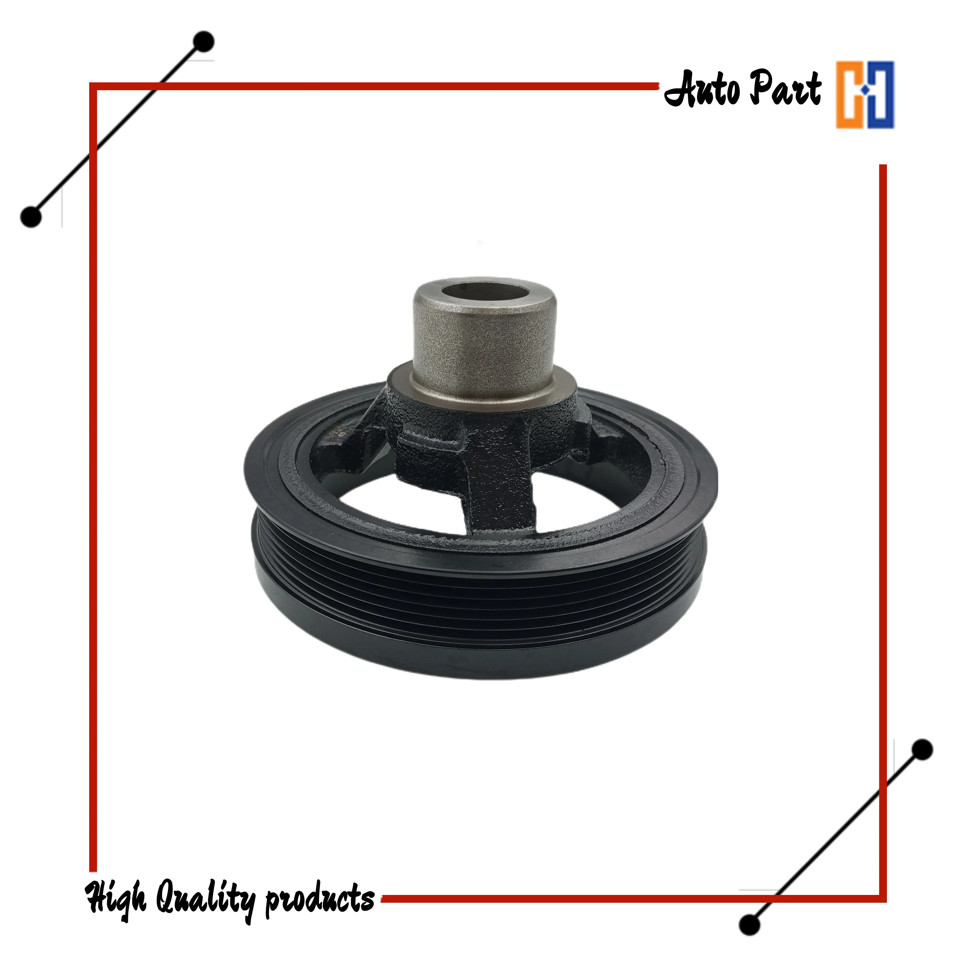 FT4E6316BC FT4Z6312A Шкив коленчатого вала двигателя автомобиля для Ford Edge/Lincoln MKZ MKX/F150/Fusion