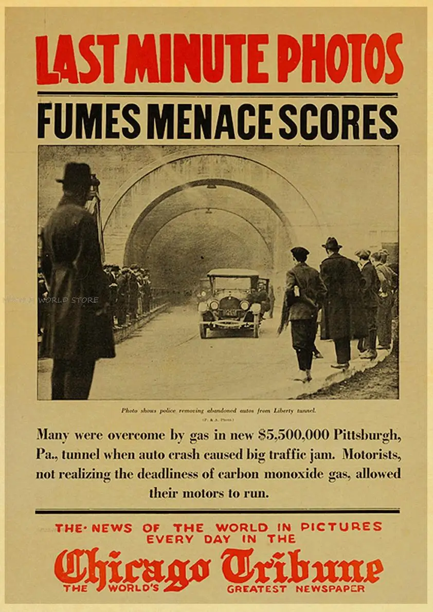 Рисунок 4 - Постер из крафт-бумаги в стиле мести американского дня