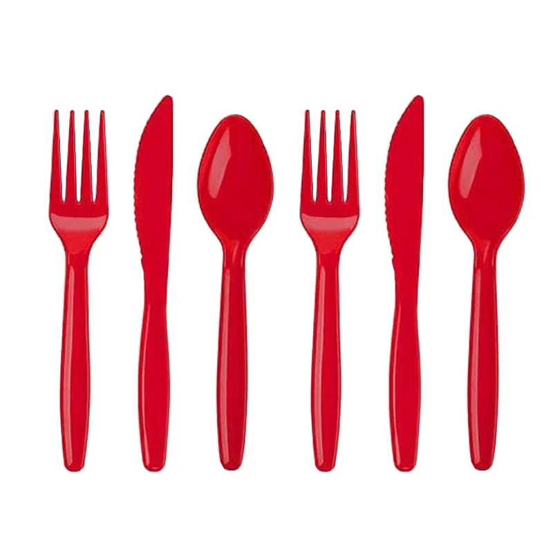 

Wedding Party Red Color Party Disposable Party Tableware Cups Plates For Anniversaire Birthday Party Decorations Adult Supplies