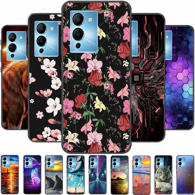 

Case For Infinix Note 12 G96 Cover Soft TPU Cartoon Cute Coque Painting Fundas Bumper Shell Back Colorful Phone