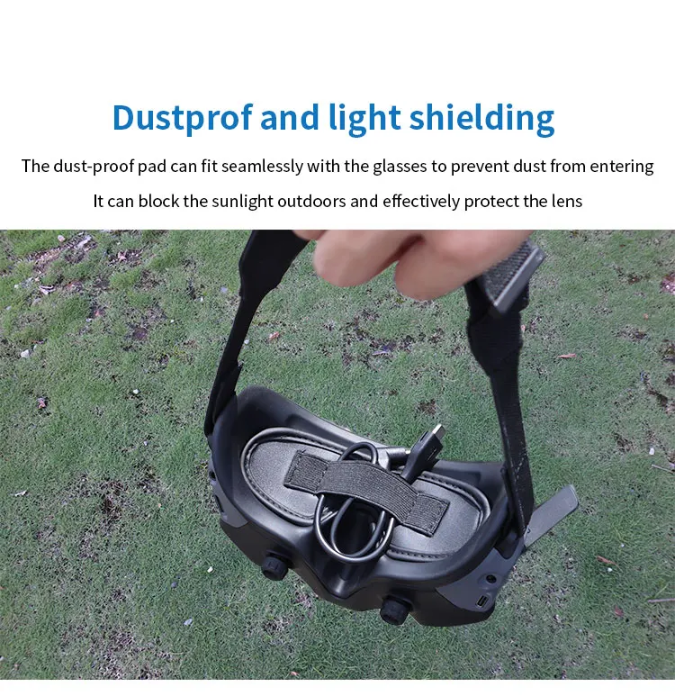 Dust-proof Shading Pad + Battery Box for DJI Goggles 2