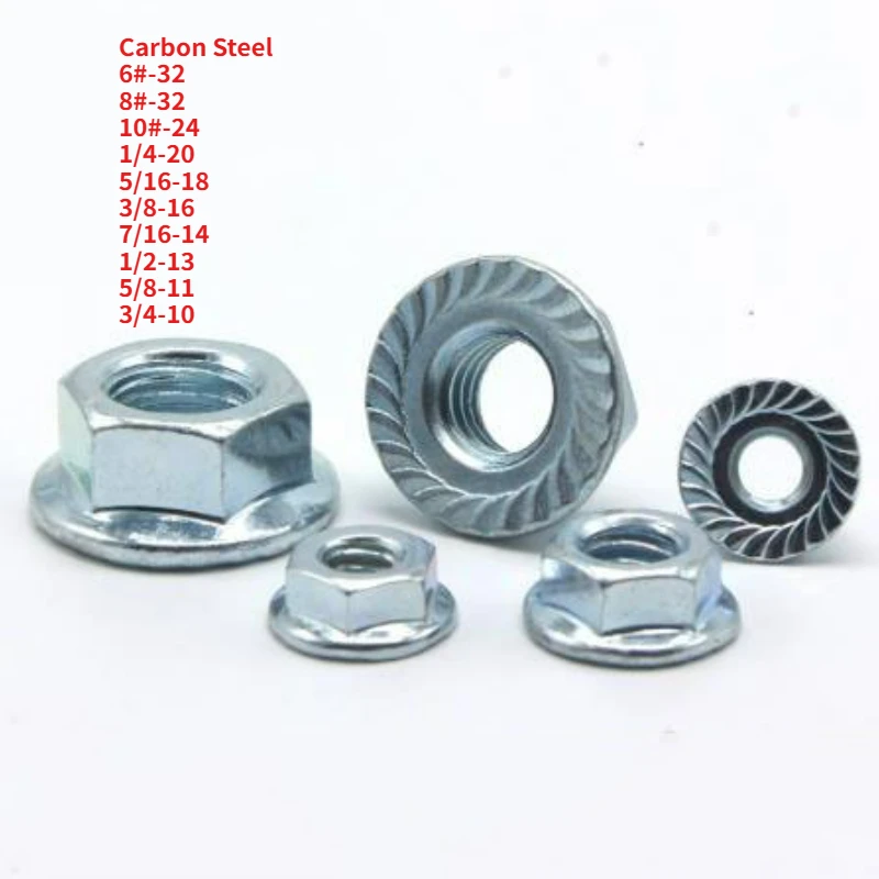 

Гайки шестигранные из углеродистой стали UNC