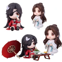 heaven officials blessing genuine q version xie lian san lang anime action figure toys for boys girls kids gifts model ornament