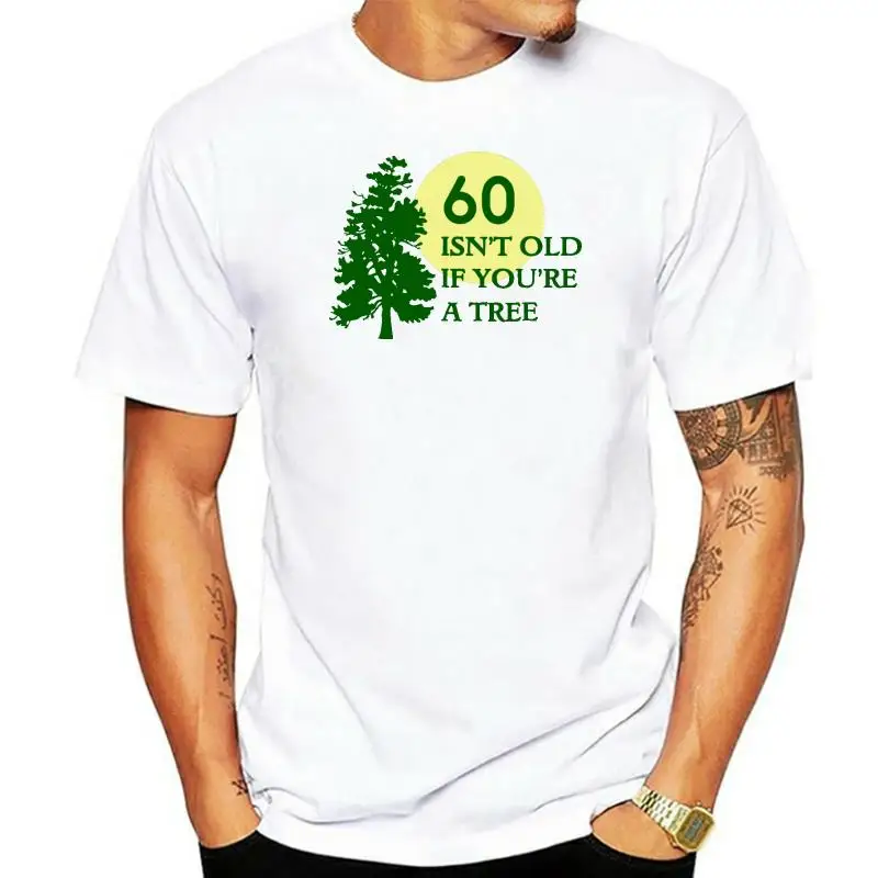 

Мужская футболка на день рождения с изображением старого If You A Tree, повседневные Топы И Футболки с рисунком аниме, дешевые хлопковые Молодежн...