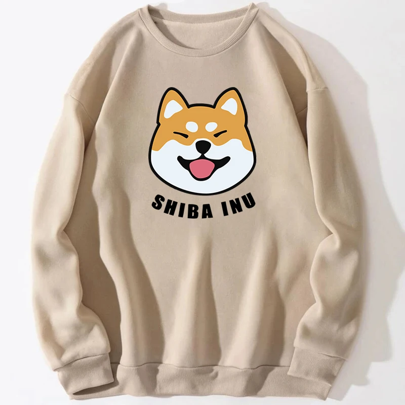

Shiba Inu Dog Cute Dogs Kawaii Funny Sweatshirts Unisex Sweatshirt Pullover Hoodie Streetwear Men Clothes Crewneck Autumn Jumper