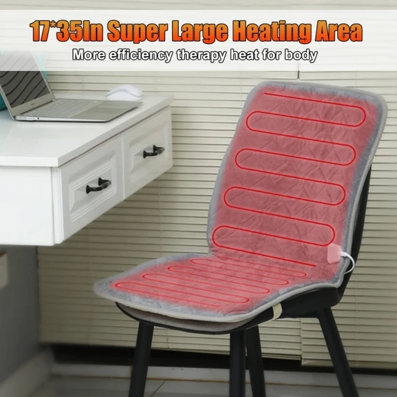 

USB Heated Cushion 3 Levels Heating Sitting Pad Cushion Supplies for Outdoor Traveling Camping Portable Dropshipping