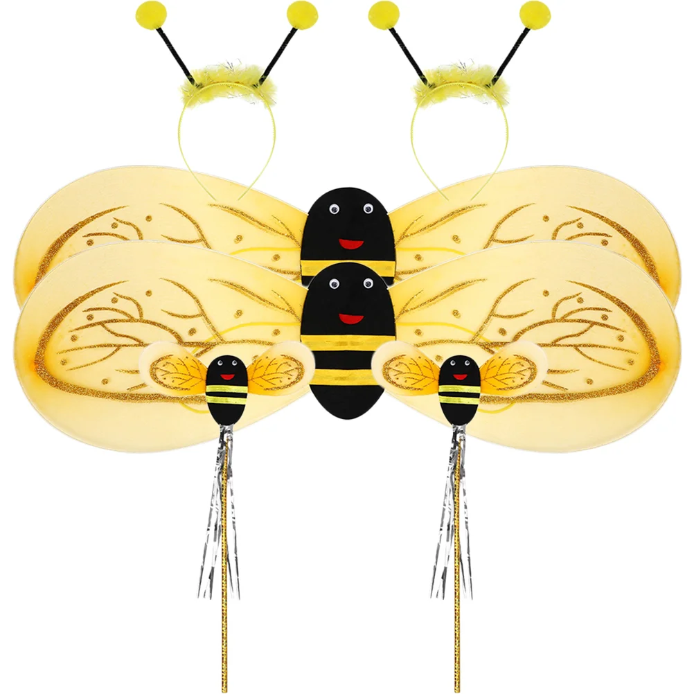 

Children's Clothing Stage Performance Accessories Kids Party Costume Dress Up Bee Prop Cosplay Wing