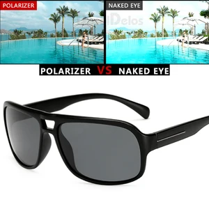100% UV400 Polarised Driving Sunglasses For Men Polarized Stylish Travel Fishing Sun Glasses Male Go