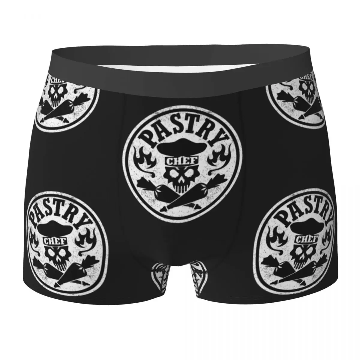 

Skull Chef Underwear Pastry Man Shorts Briefs Funny Boxershorts High Quality Design Plus Size Underpants