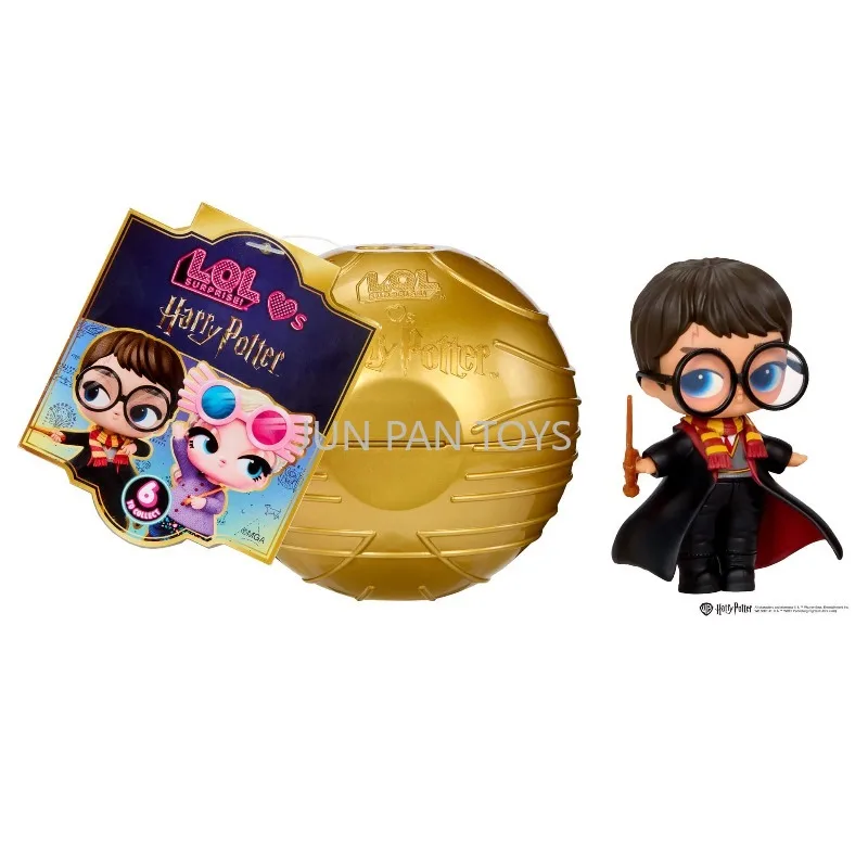 Фото Оригинальная коллекционная фигурка LOL Surprise Loves Harry Potter Tots Blind Box от MGA: Золотой Снитч из Волшебного мира, загадочные подарки и игрушки №2