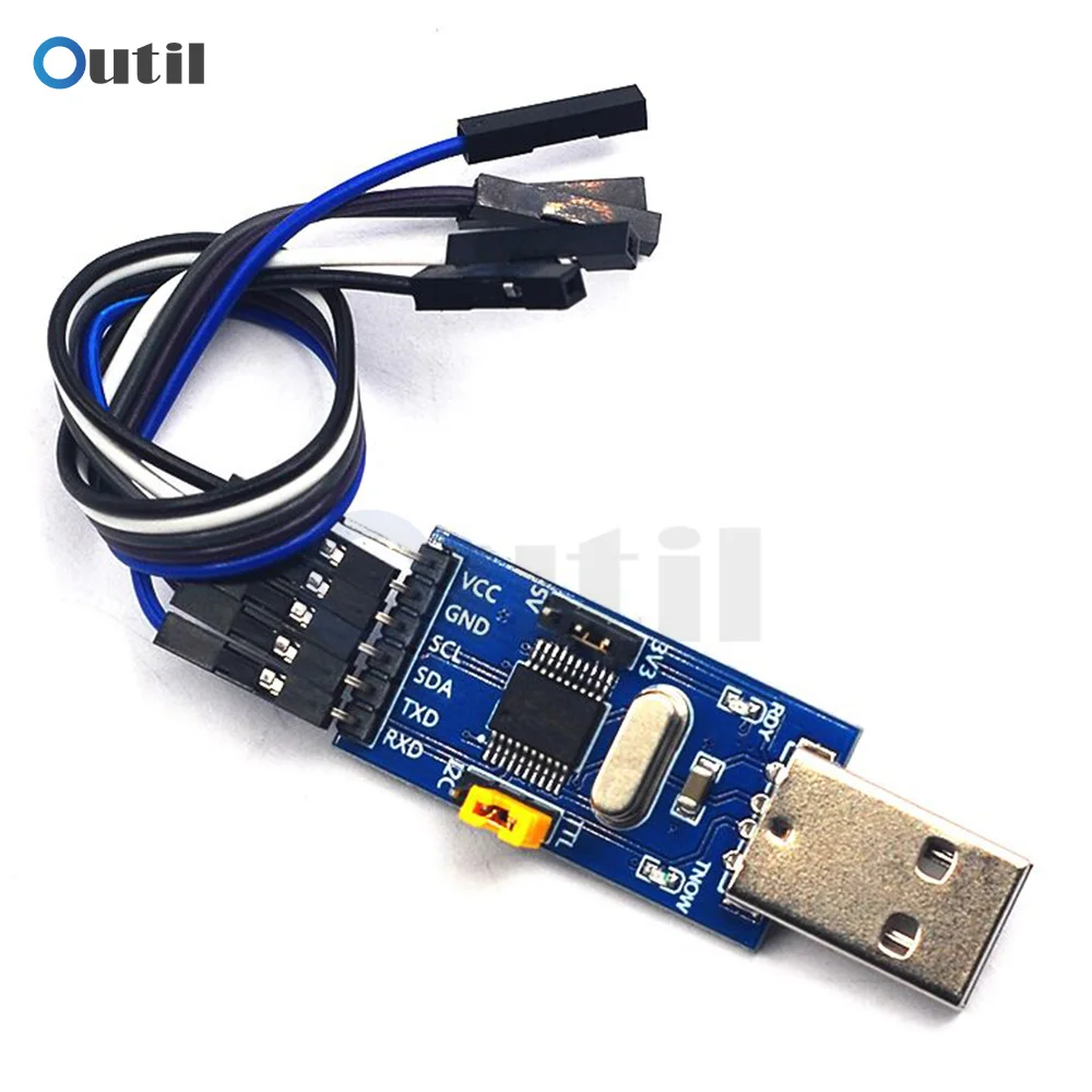 Плата для скачивания последовательного порта CH341T 3,3 В 5 в USB К I2C IIC UART USB к TTL SCM для Android Linux Windows XP/ W7/W8/ W10