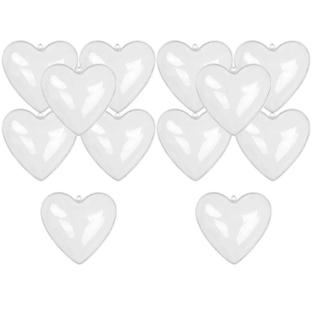 

Christmas Clear Ornaments Ballsfillable Heart Tree Boxboxes Hanging Ornament Decorations Baubles Pendant Transparentshape