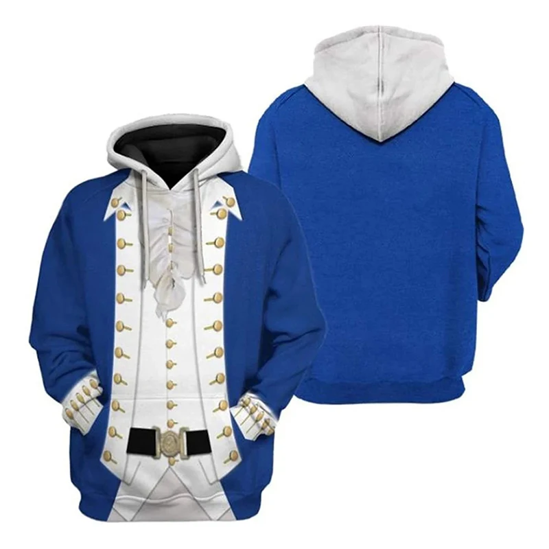Role Playing Of Historical Characters Hoodie Men's Novel Fashion Harajuku Long Sleeve Pullover Sweatshirt Cosplay Party Hoodies