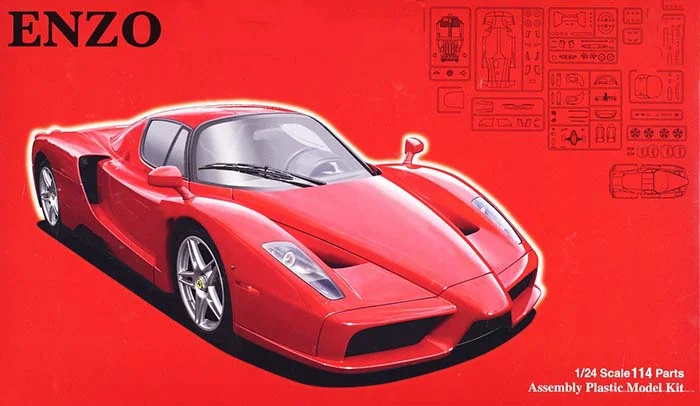 

FUJIMI 1:24 Enzo DX Etching Plate 12334 Assembled Car Model Limited Edition Static Assembly Model Kit Toy