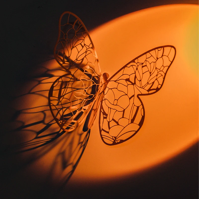 

6pcs/pack Material paper Butterfly Fresh and artistic style hollow lace hand account decorative base paper Memo retro 6 styles