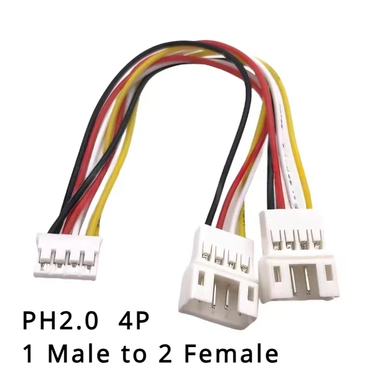 

Кабель вентилятора видеокарты GPU PH2.0 Mini 2/3/4Pin для 2-стороннего процессора 2/3/4Pin ШИМ-контактный разъем вентилятора Кабель-разветвитель Y Разветвитель с двумя вентиляторами