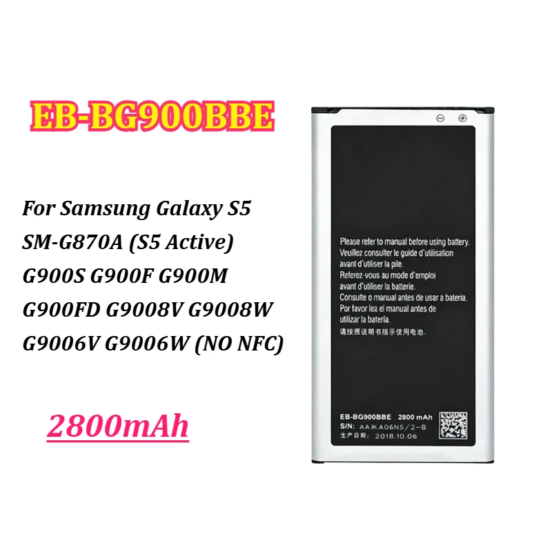 Фото Аккумулятор для мобильного телефона B600BC EB-BG800BBE EB-BG900BBE EB-BG903BBE для Samsung S4 I9500 S5mini SM-G800F S5 SM-G870A S5 Neo SM-G903F №5
