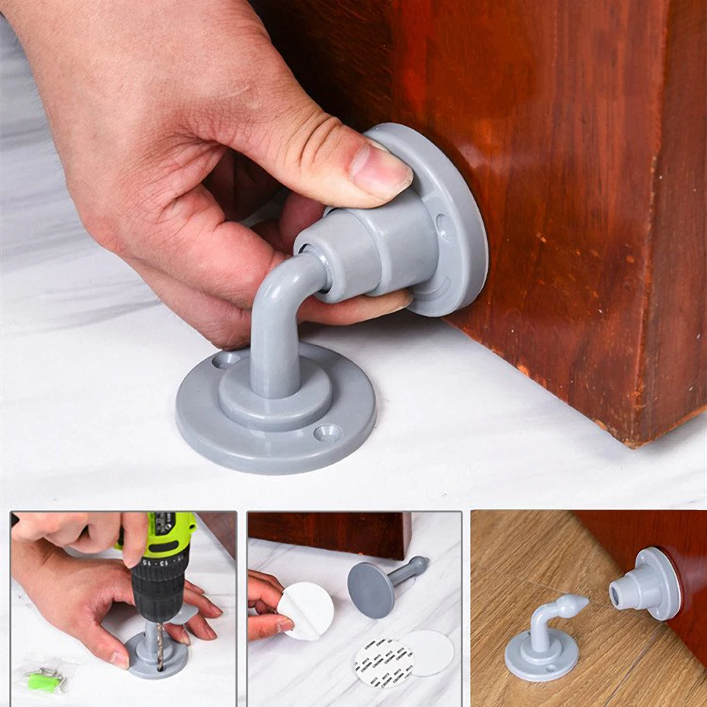 Бесшумная силиконовая дверная пробка сенсорная настенная впитывающая напольный