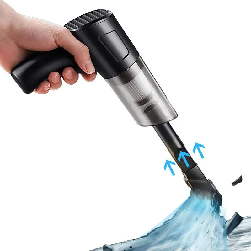 Portable Car Vacuum 10000pa Powerful Suction Car Hand Held Vacuum Cleaner Cordless Car Vac Rechargeable Wet Dry Car Vacuum