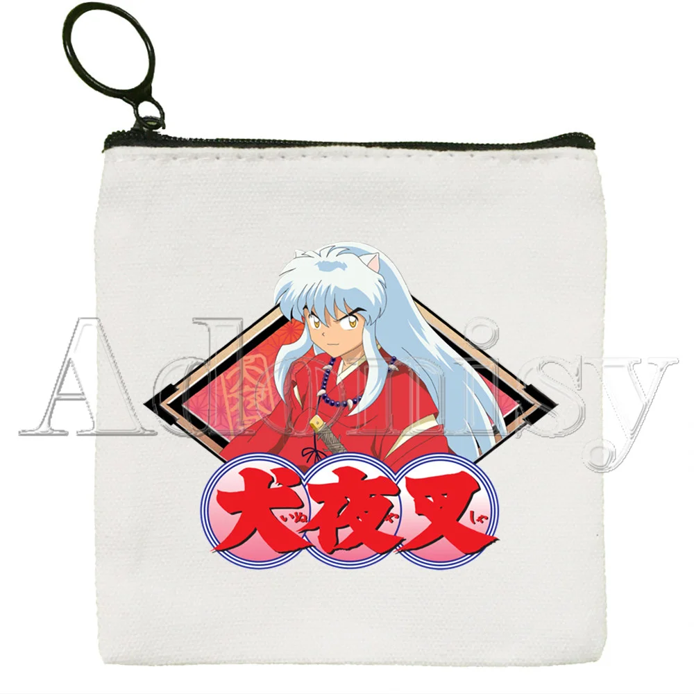 Inuyasha New Women's Bag Pure White Bag Handmade Cloth Bag Coin Purse Whiteboard  Bag Handbag