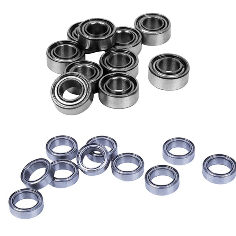 

10 шт. миниатюрные Герметичные Металлические экранированные метрические радиальные шарикоподшипники модели: MR105 ZZ 5x10x4 мм и 10 шт. фрез 8x12x3,5 мм