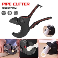 pipe cutter 32 75mm pipe cutting scissors ratchet cutter tube hose plastic pipes pvcppr plumbing manual working hand tools