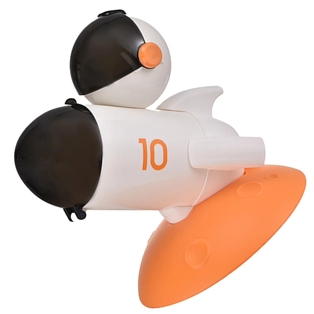 

Rocket Pen Holder Astronaut Plastic Holder Desk Stationery Container