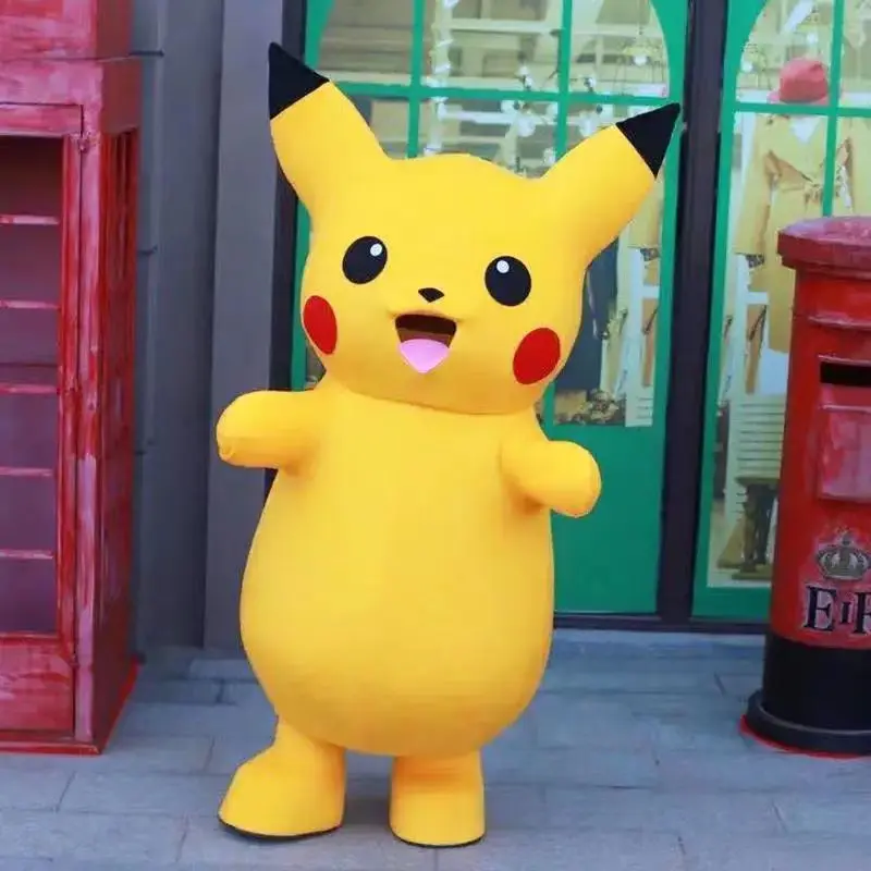 MINISO высокое качество желтого цвета яркий костюм искусственный рекламная