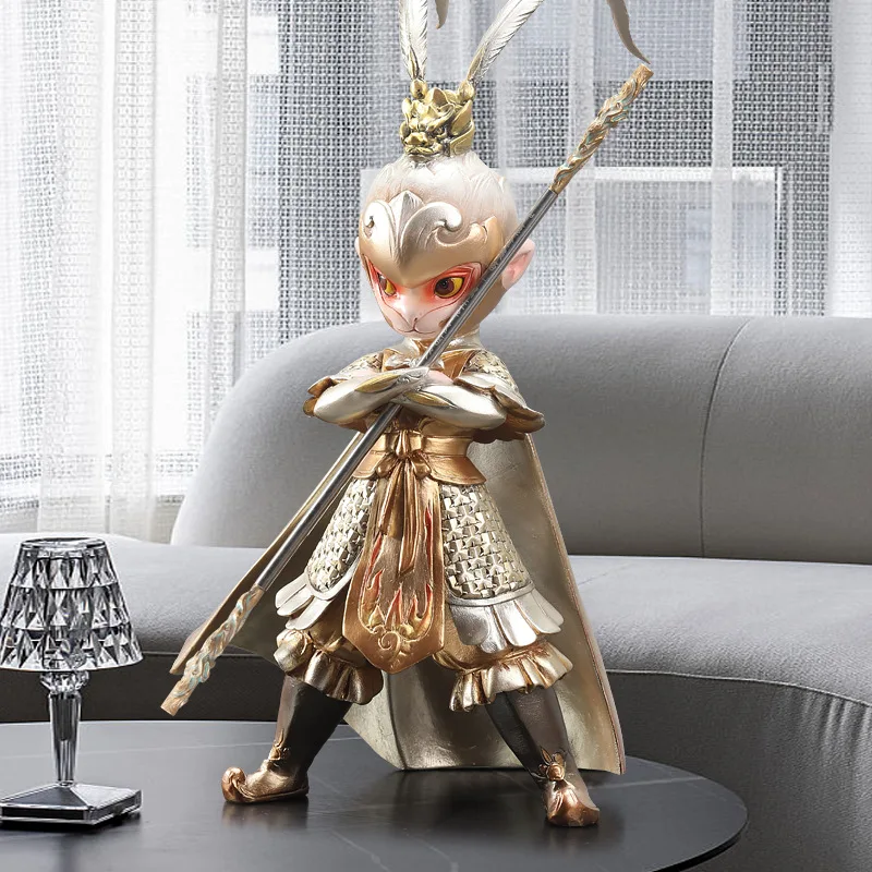 

Triumph over the Buddha Decoration Living Room TV Cabinet Home Decoration Sun Wukong Crafts Decoration