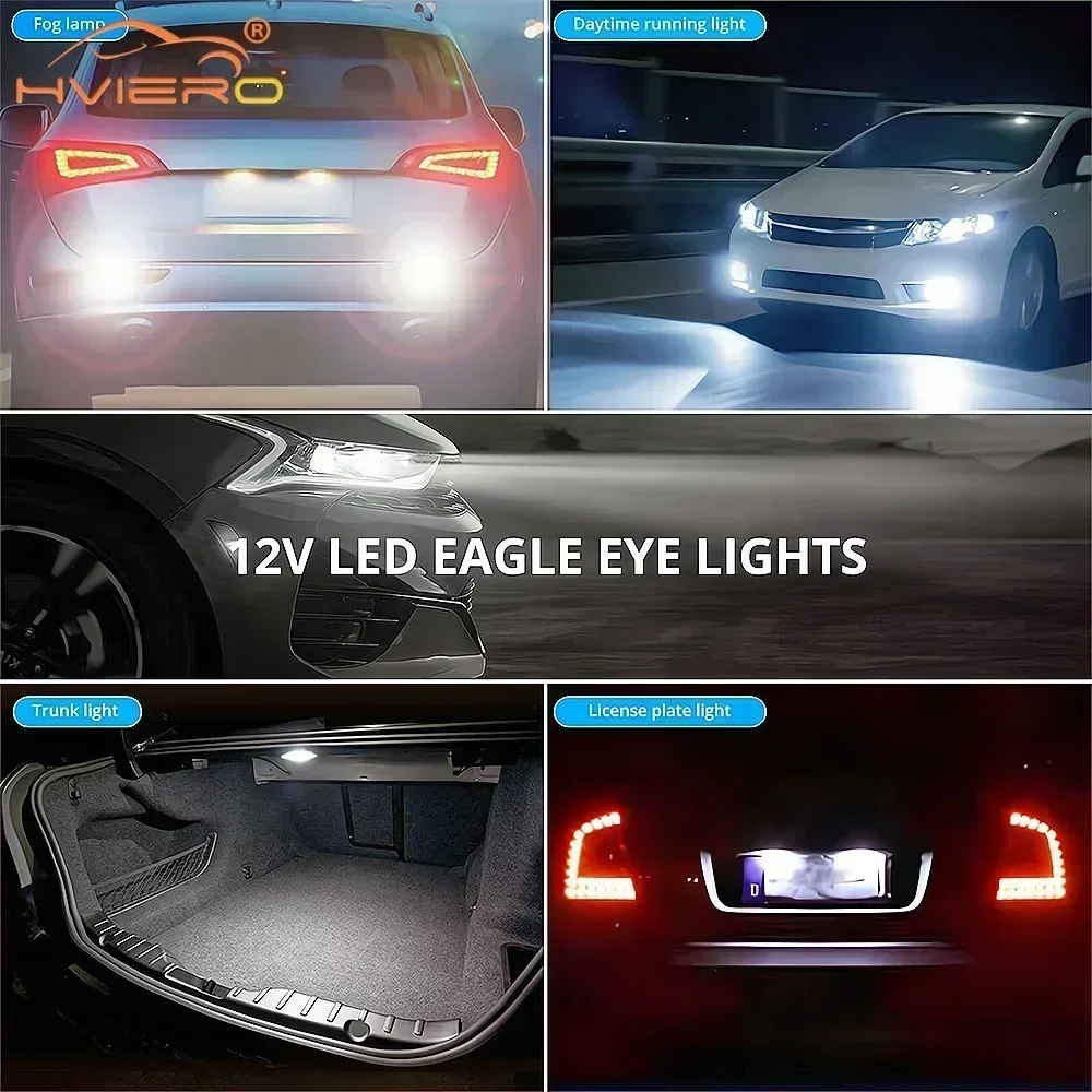 2X авто автомобильные светодиодные дневные ходовые огни DRL 18 мм лампы Eagle Eye