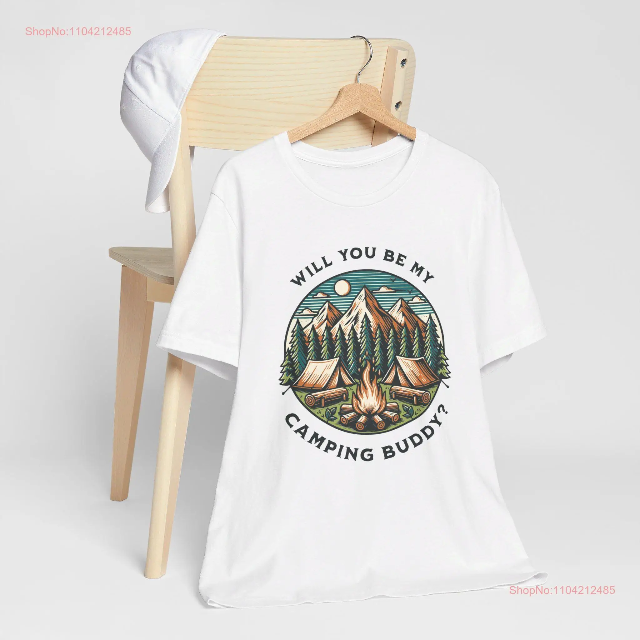 Camping Buddy shirt funny t explore the outdoors camp ground top bonfire go long or short sleeves