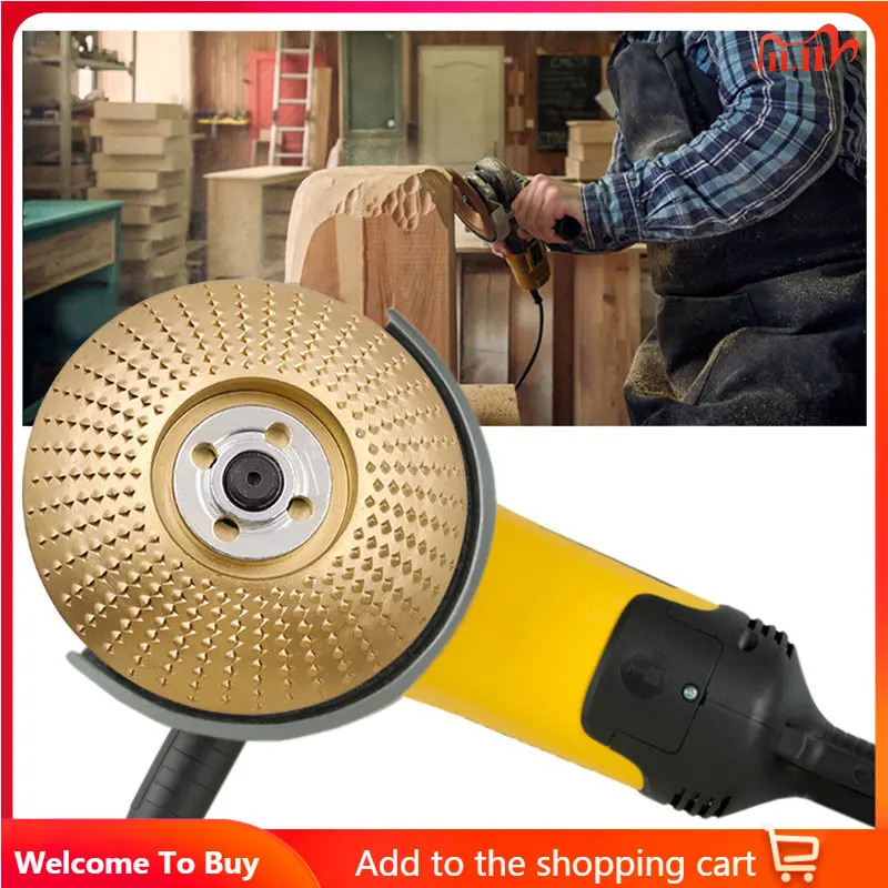 

16mm 5/8" Bore Shaping Disc Tungsten Carbide Arc Wood Sanding Carving Tool Abrasive Disc Tools For Angle Grinder