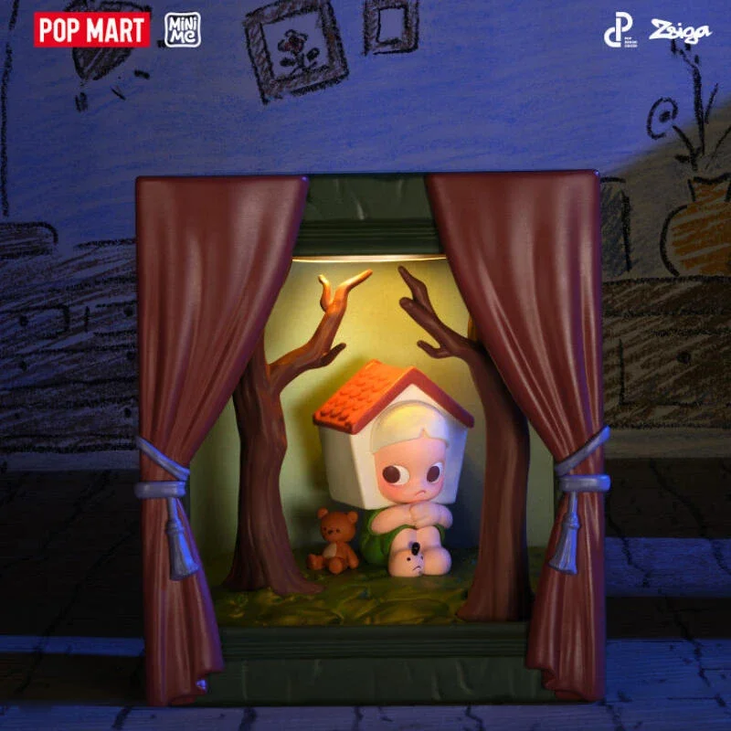 Фото POPMART Zsiga The Window Series: Наборы с фигурками, модные игрушки-сюрпризы, случайные коробки, коллекционные фигурки, подарок-сюрприз №4