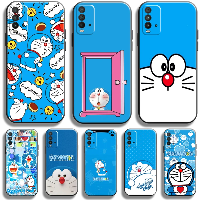 

Japan Anime Doraemon Phone Case For Xiaomi Redmi Note 8 8T Pro Case For Redmi 8 8A TPU Black Carcasa Soft Silicone Cover