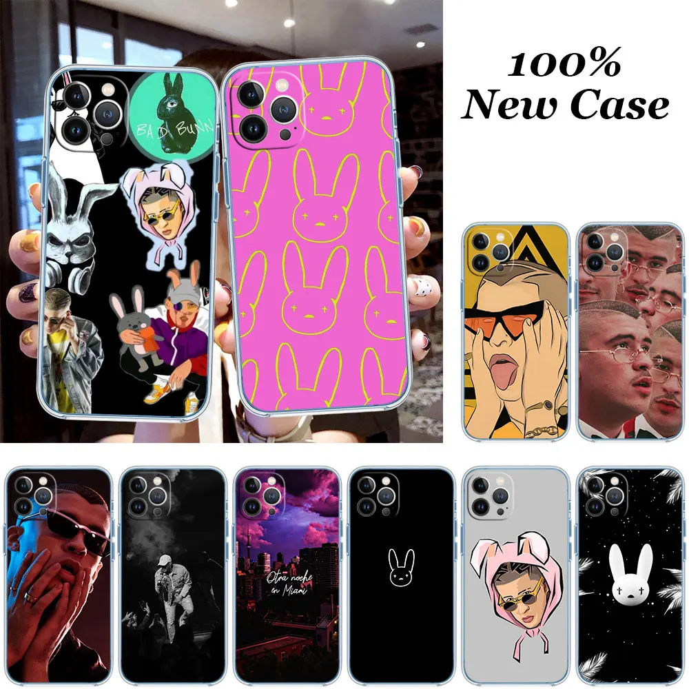 LH5 Bad Bunny Rapper чехол для Moto G72 G71 G24 G73 G31 G34 G32 E40 E30 E22I E22 E20 E13 E7 G04 G6 G7 Play Plus Power