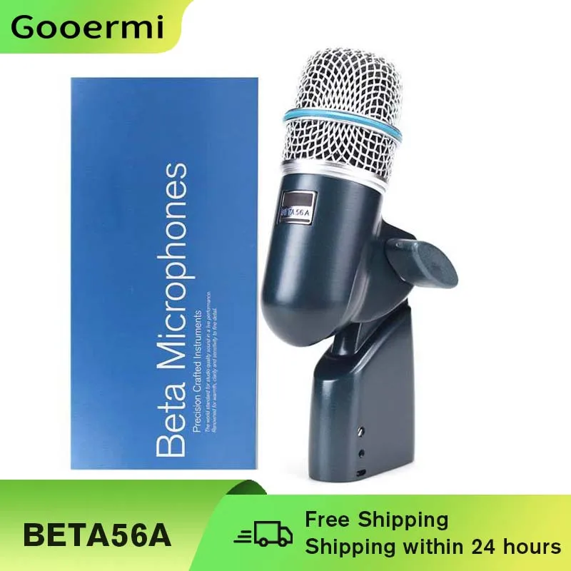 

Проводной динамический микрофон BETA56A, профессиональный суперкардиоидный Микрофон XLR, инструмент, микрофон для записи/KTV