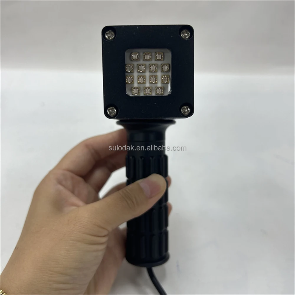 Фото Портативная LED-лампа для отверждения клея, чернил, зеленого масла (без теневых зон) 365-420 нм №2