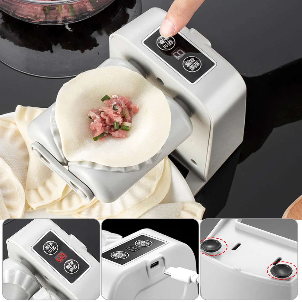 

Automatic Electric Dumpling Maker Machine Dumpling Mould Pressing Dumpling Skin Automatic Mould Ravioli Tool Kitchen Accessories