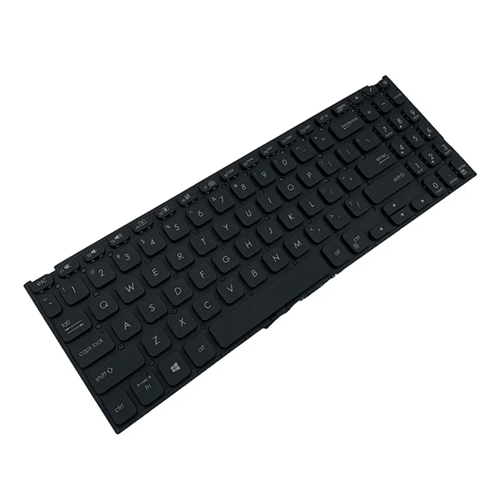 

Клавиатура для игр, универсальное подключаемое Входное оборудование, черная противоскользящая подсветка, замена для Asus Vivobook X512 US