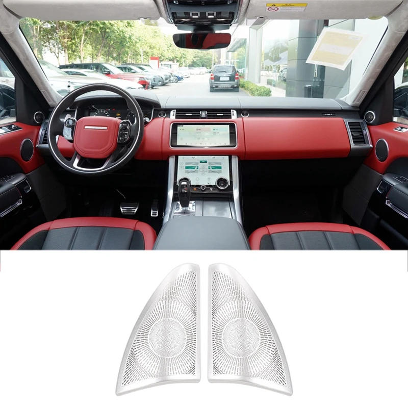 

Car A-Pillar Tweeter Grille Cover Speaker Decoration Cover for Land Rover Range Rover Sport 2010-2013