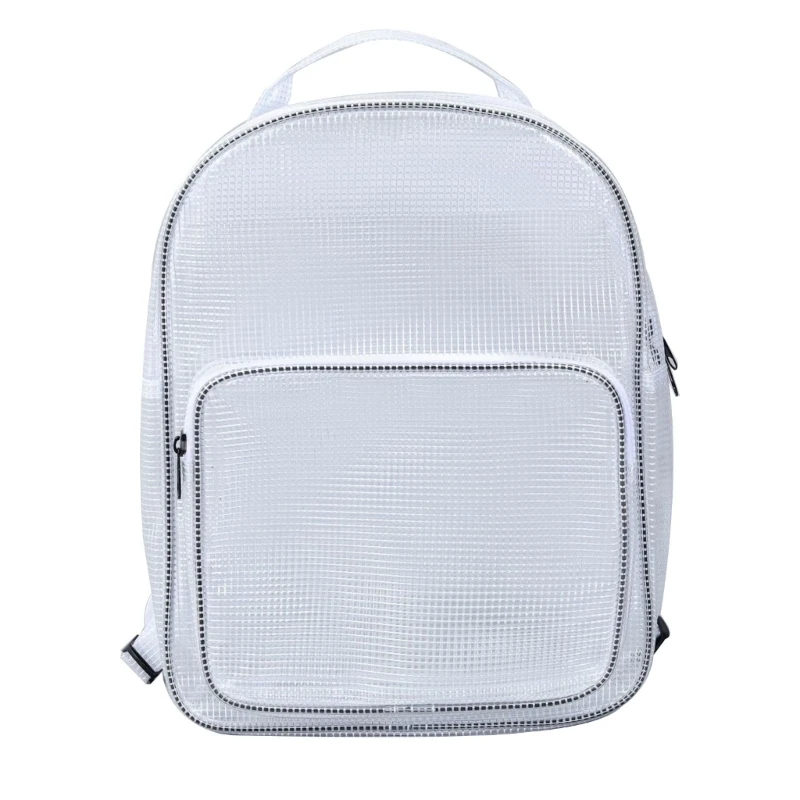 

Workplace Clear Backpack School Bookbag Transparent PVC Anti-static Bag